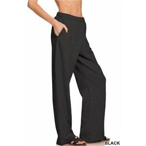 Zenana Fleece Sweatpant with Pockets‎